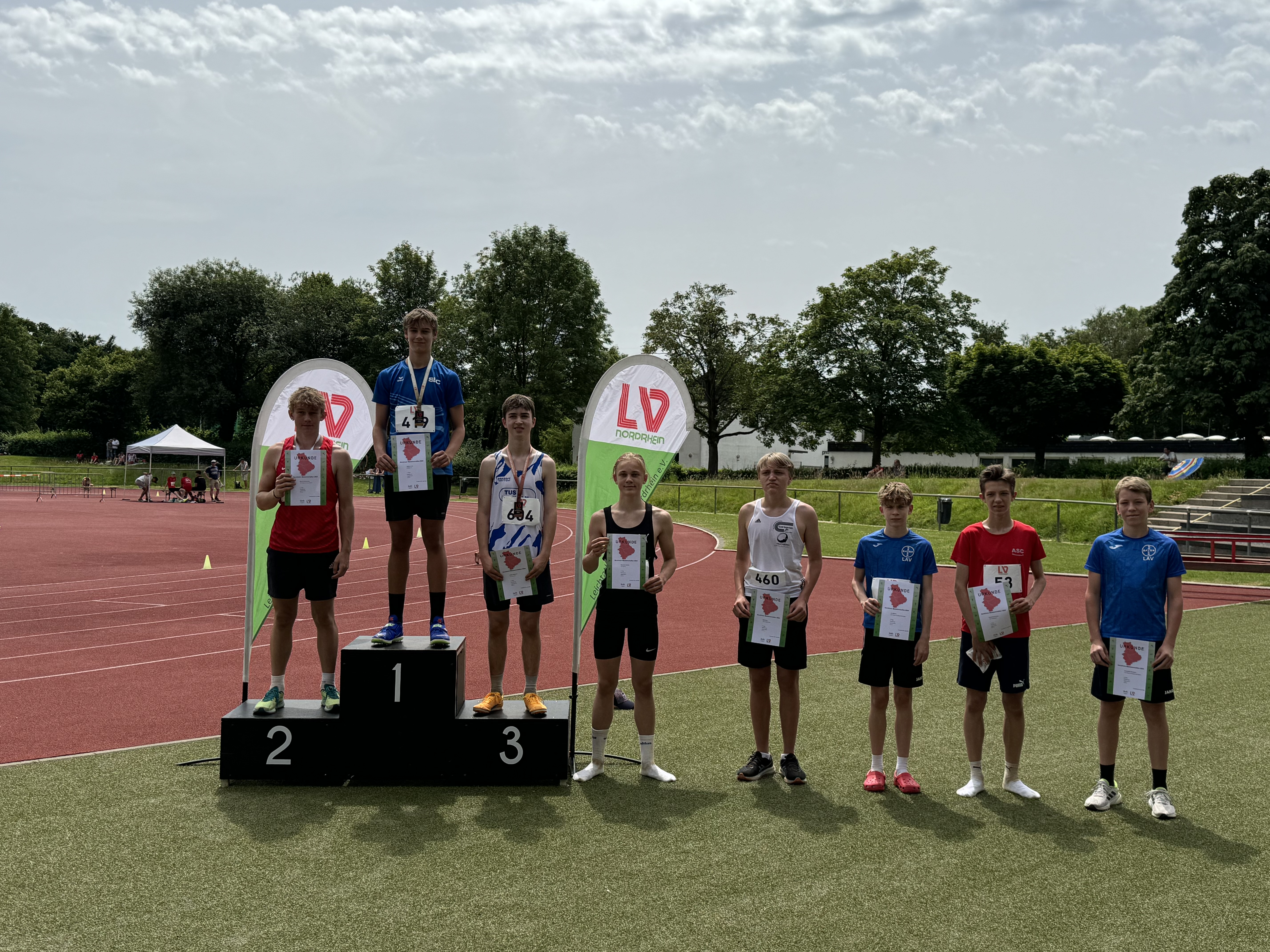 Sechs Medaillen und vier Vereinsrekorde bei Nordrhein Jugend Meisterschaften